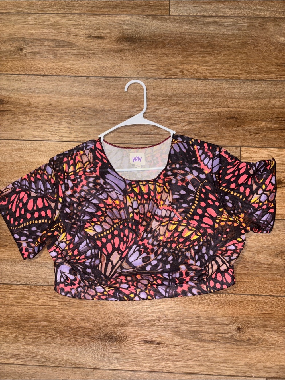 Yitty By Lizzo Butterfly Crop Top